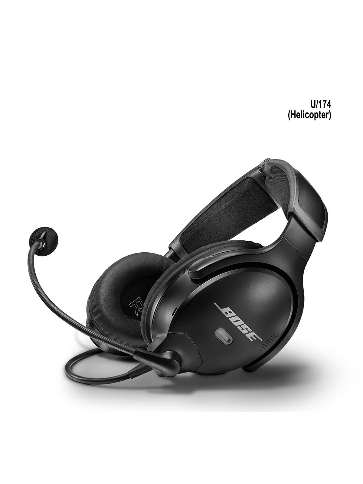 BOSE A30 Aviation Headset Non-Bluetooth - U/174-Stecker (Helikopter), gerades Kabel, niedrige Impedanz