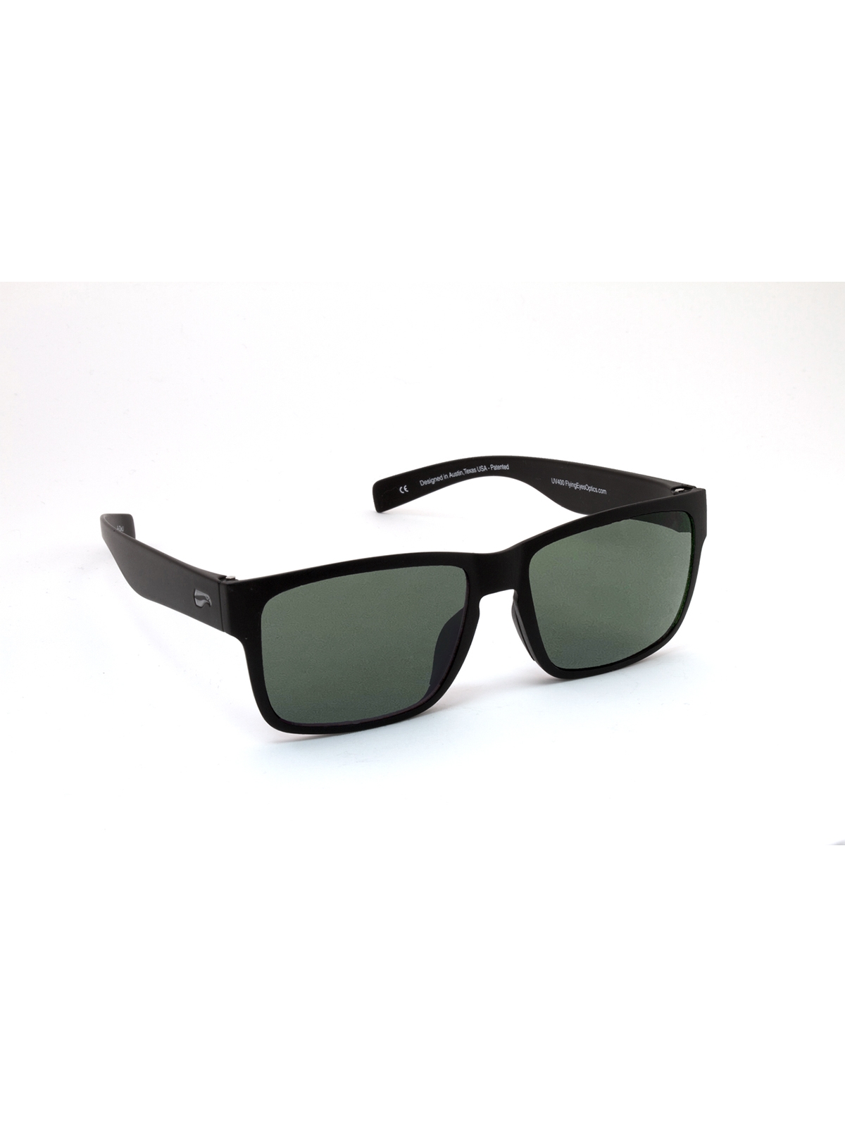 Flying Eyes Sonnenbrille Osprey - Rahmen matt schwarz, Linsen G15 (neutrales Grün)