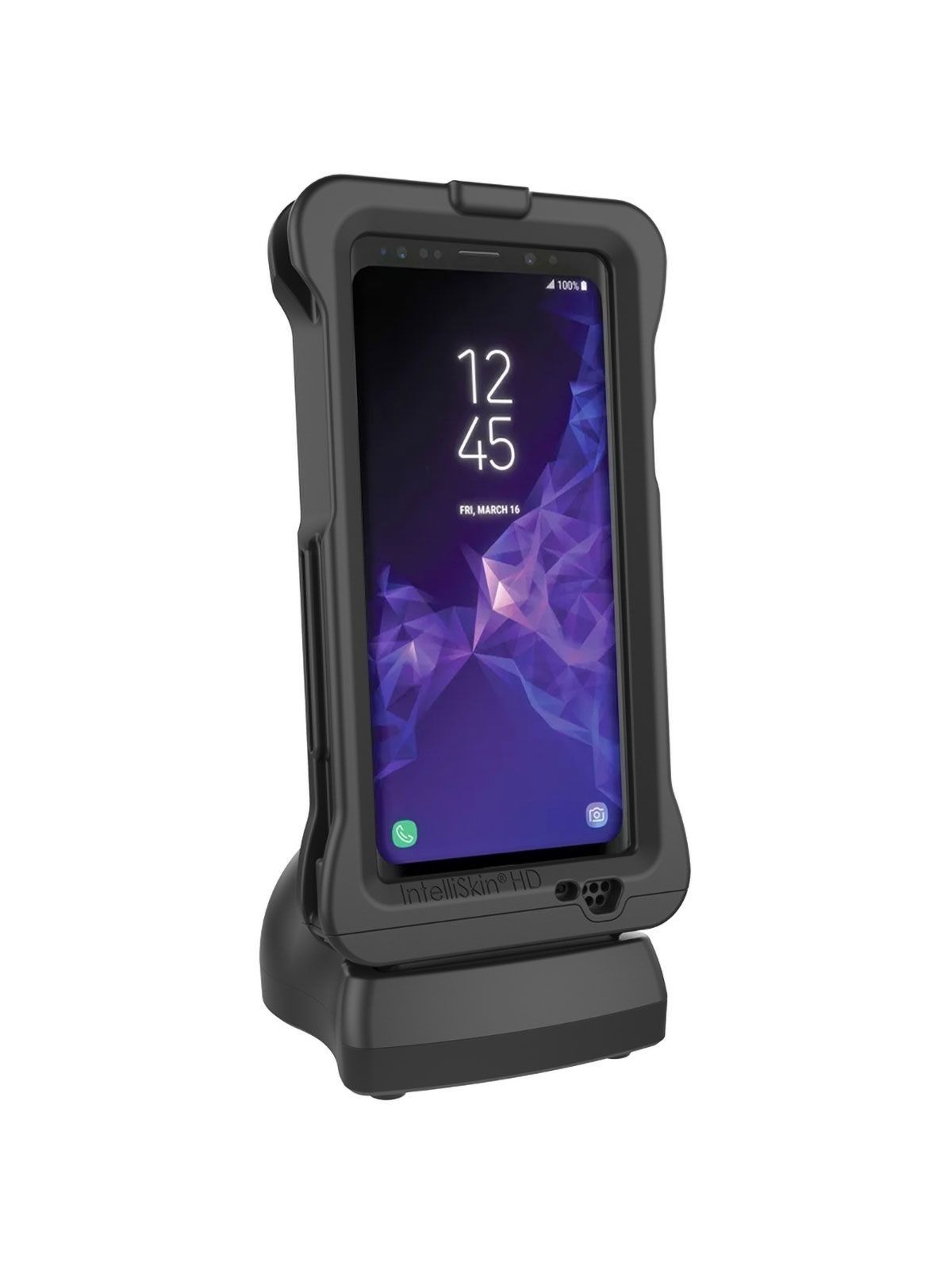 RAM Mounts GDS Desktop Dock for Smartphones & Tablets - In IntelliSkin Next Gen Protective Sleeve - Incl. USB-C/USB-A Cable