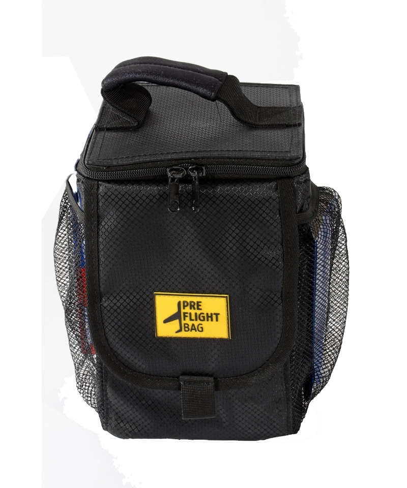 PreFlight Bag - Tasche für Ölflaschen, Treibstofftester und mehr, Nylon, schwarz PreFlight Bag - Tasche für Ölflaschen, Treibstofftester und mehr, Nylon, schwarz