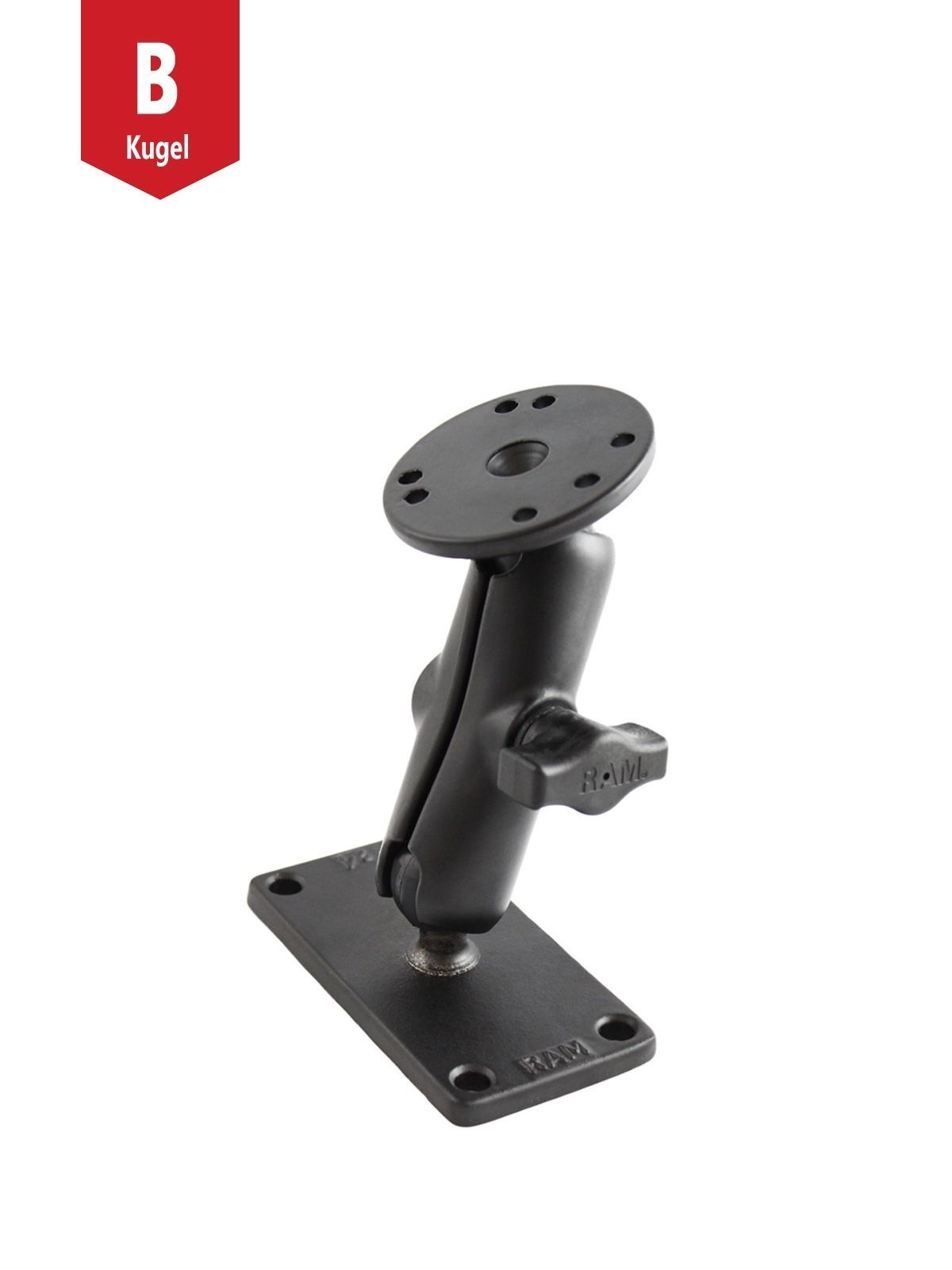 UNPKD. RAM MNT W/1 2" X 4" BASE & 1 STD