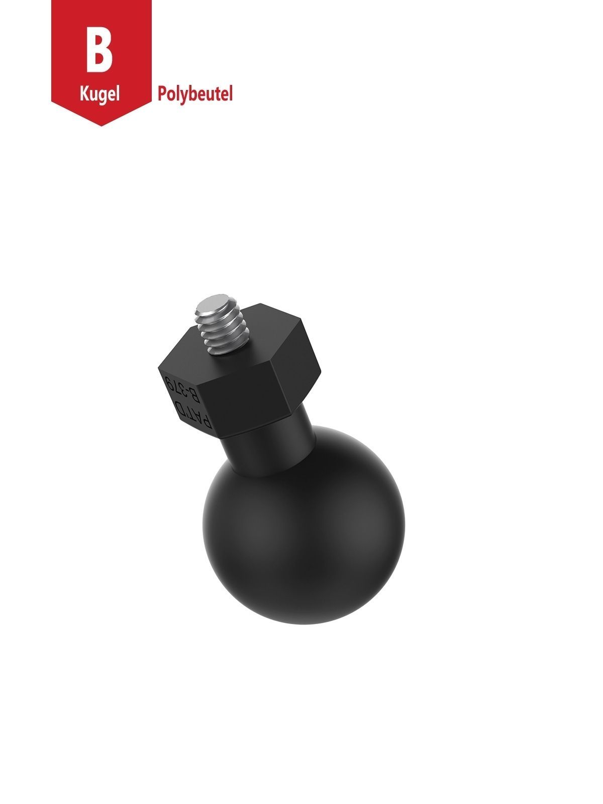 UNPD RAM TOUGH BALL 1/4"-20 X .25" LONG