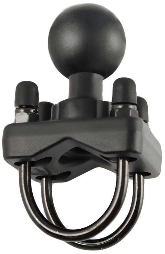 RAM Mounts Doppel-Rohr-Klemme - C-Kugel (1,5 Zoll), Durchmesser 31,8-38,1 mm
