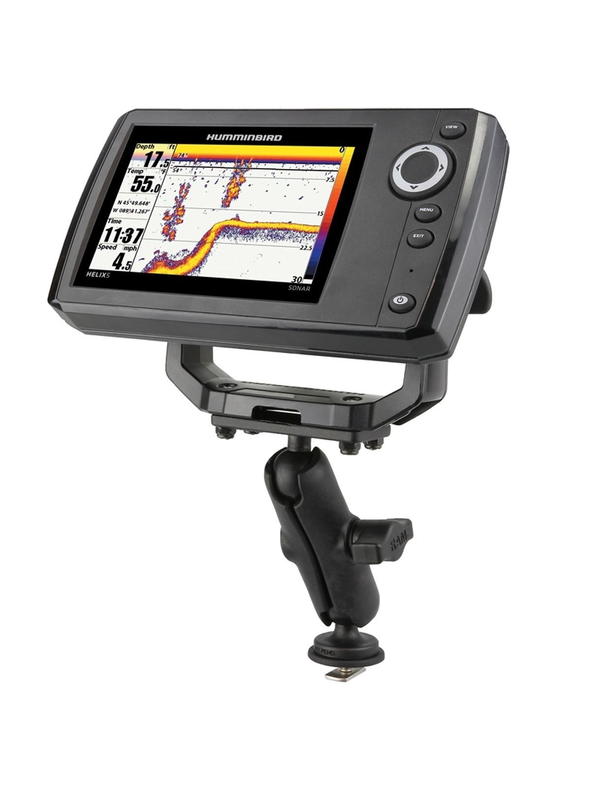 UNPK RAM 1.5" X 3" MNT W/ TRACK BASE