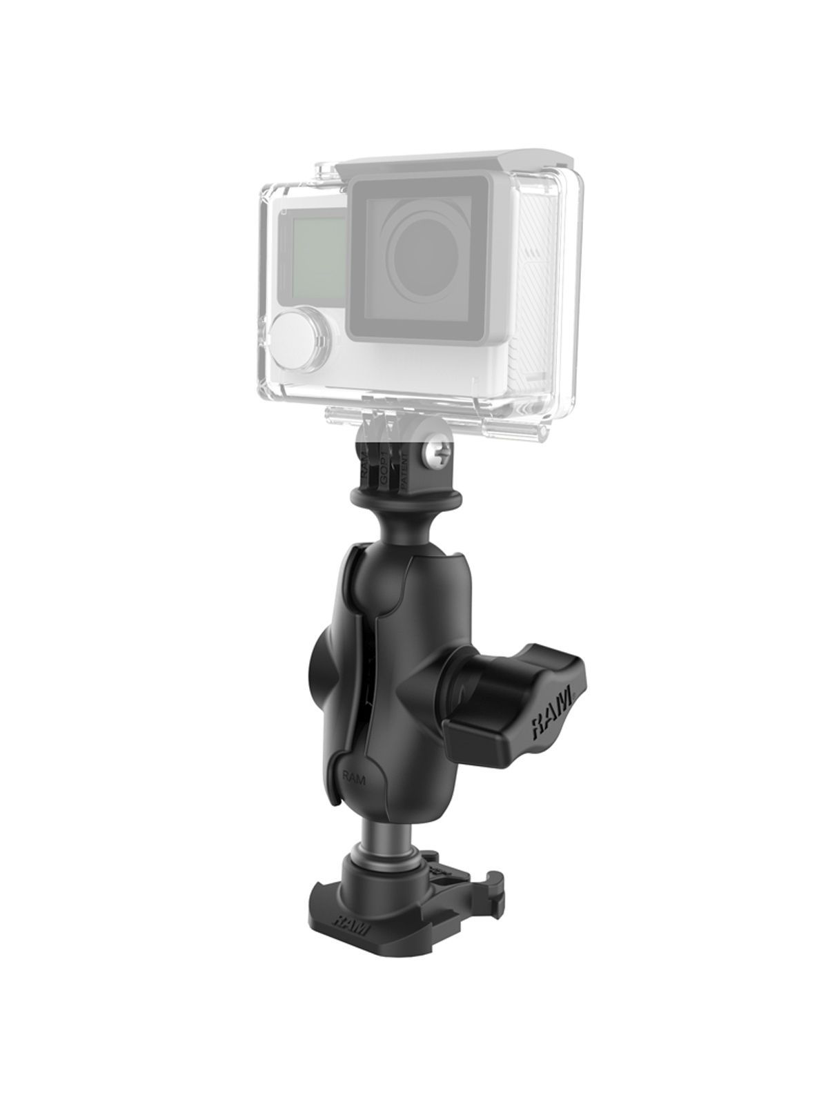 RAM® Ball Adapter for GoPro® Bases with Universal Action Camera Adapter