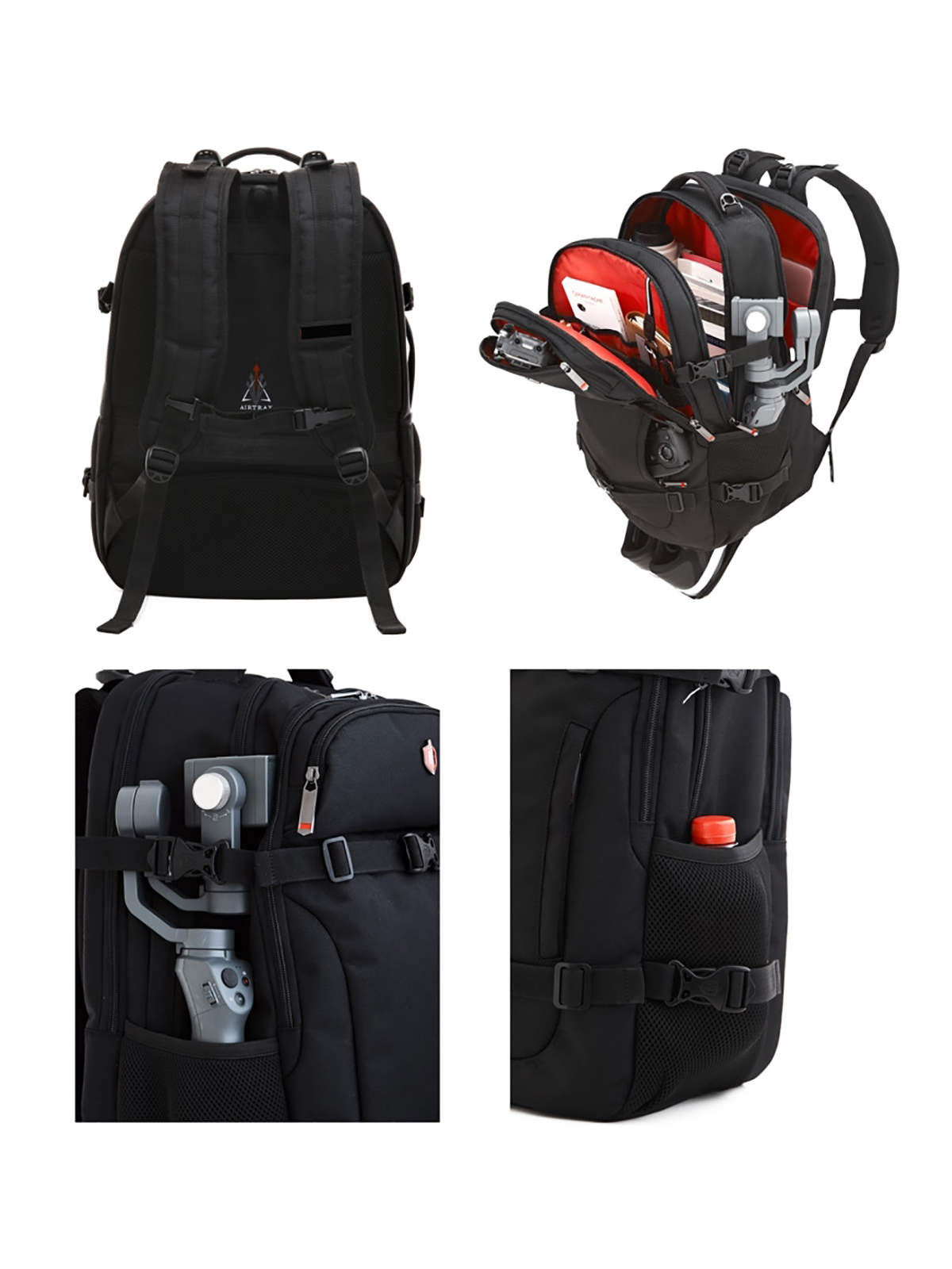 Street Casual I Rucksack - schwarz, 40 Liter Volumen, separates Schuhfach
