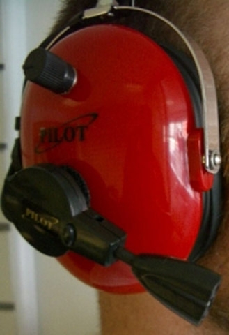 Taschenlampe mit Halterung für Headset, Pilot Lite
