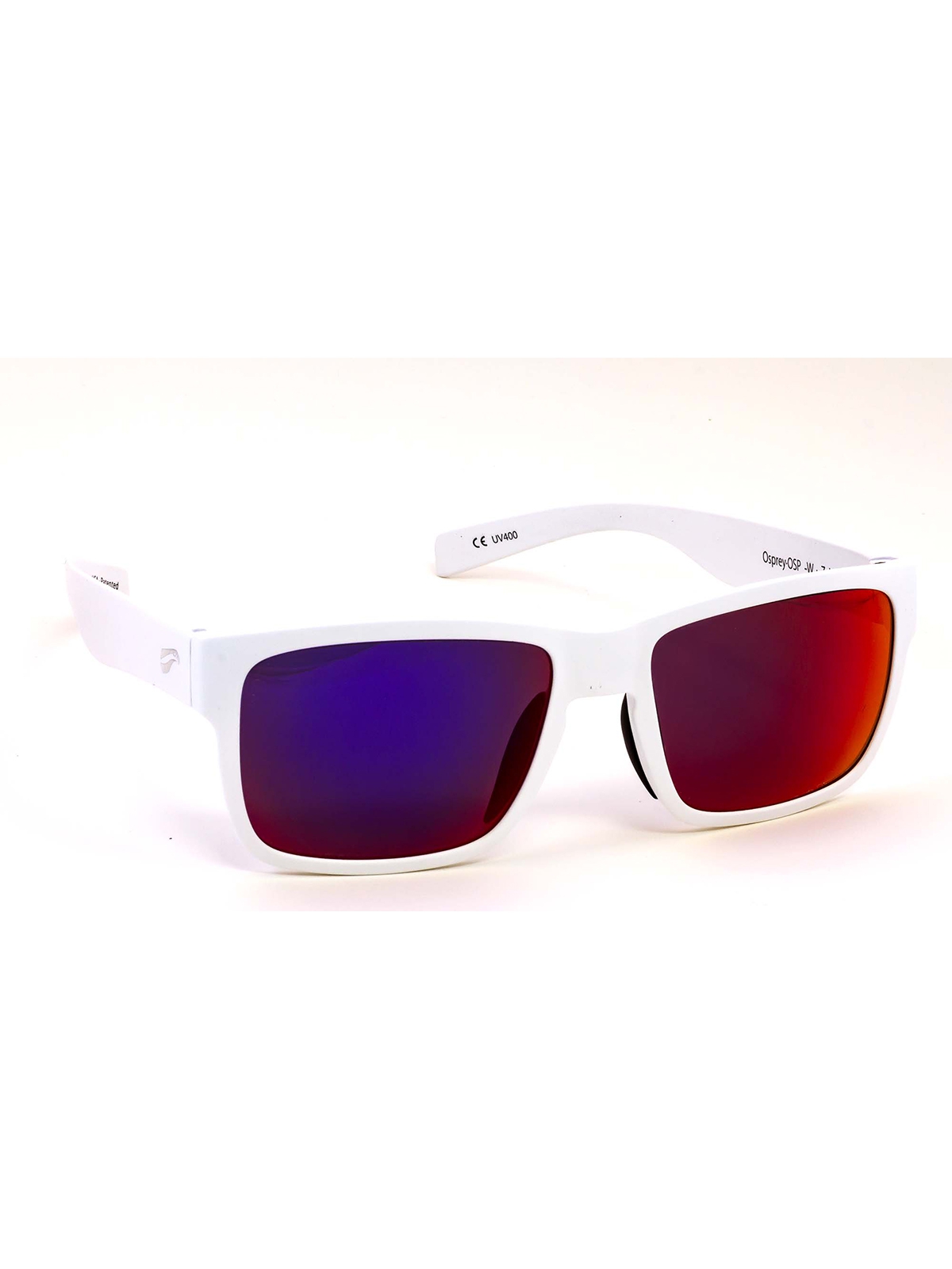 Flying Eyes Sunglasses Osprey - White Frame, Mirrored Sunset Lenses