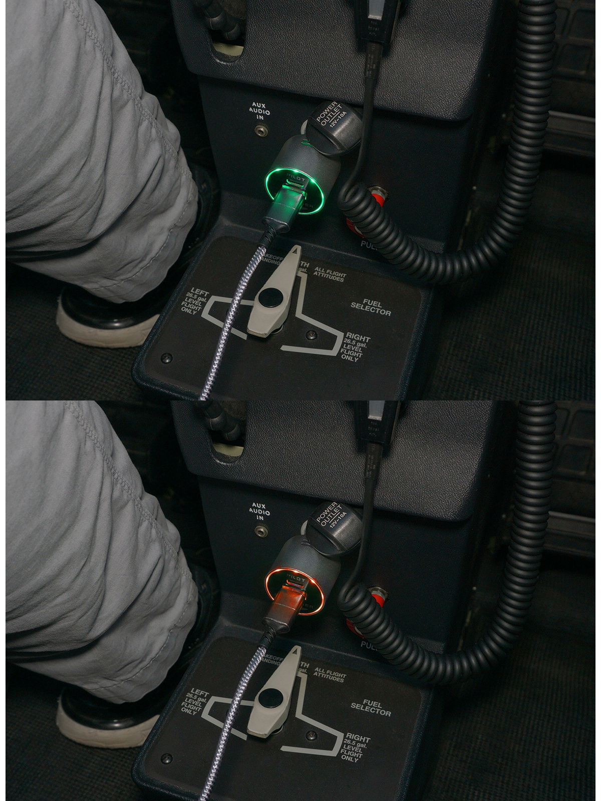 PILOT CO-Charger - USB Charger with integrated CO Detection