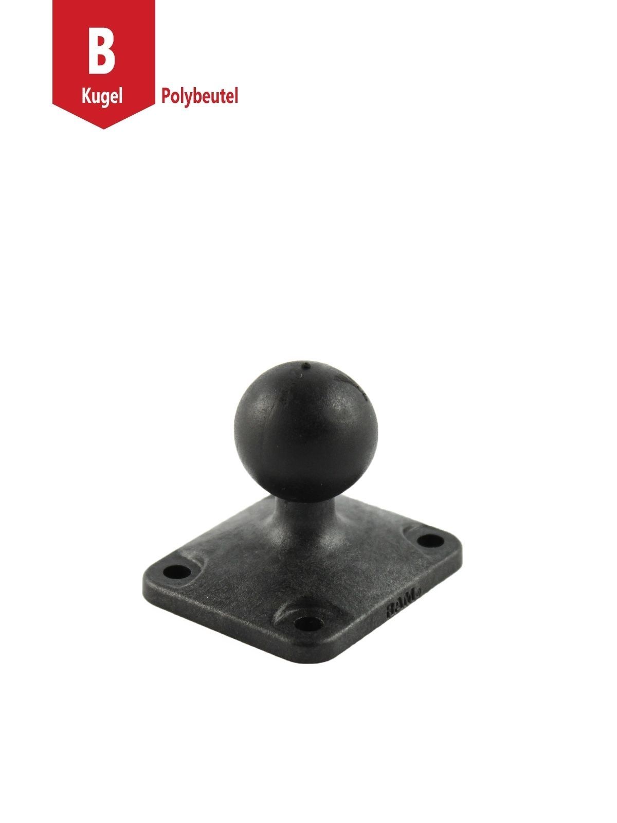 UNPKD. RAM 2" X 1.7" BASE AMPS HOLE PAT