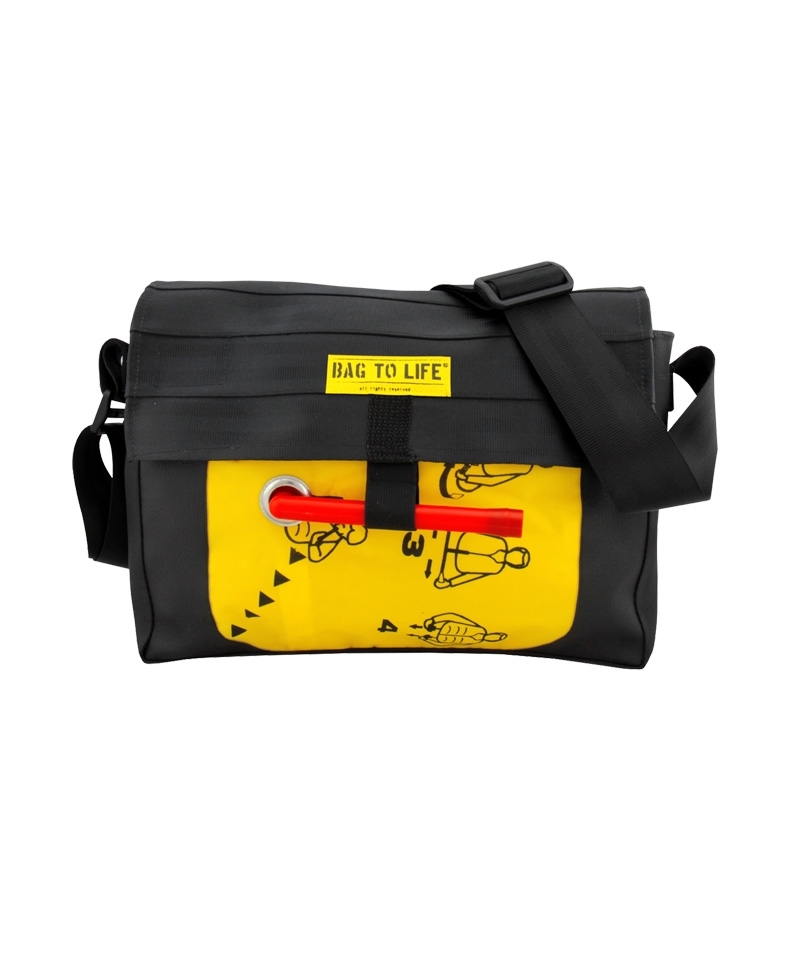 BAG TO LIFE Co-Pilot Bag - schwarz/gelb