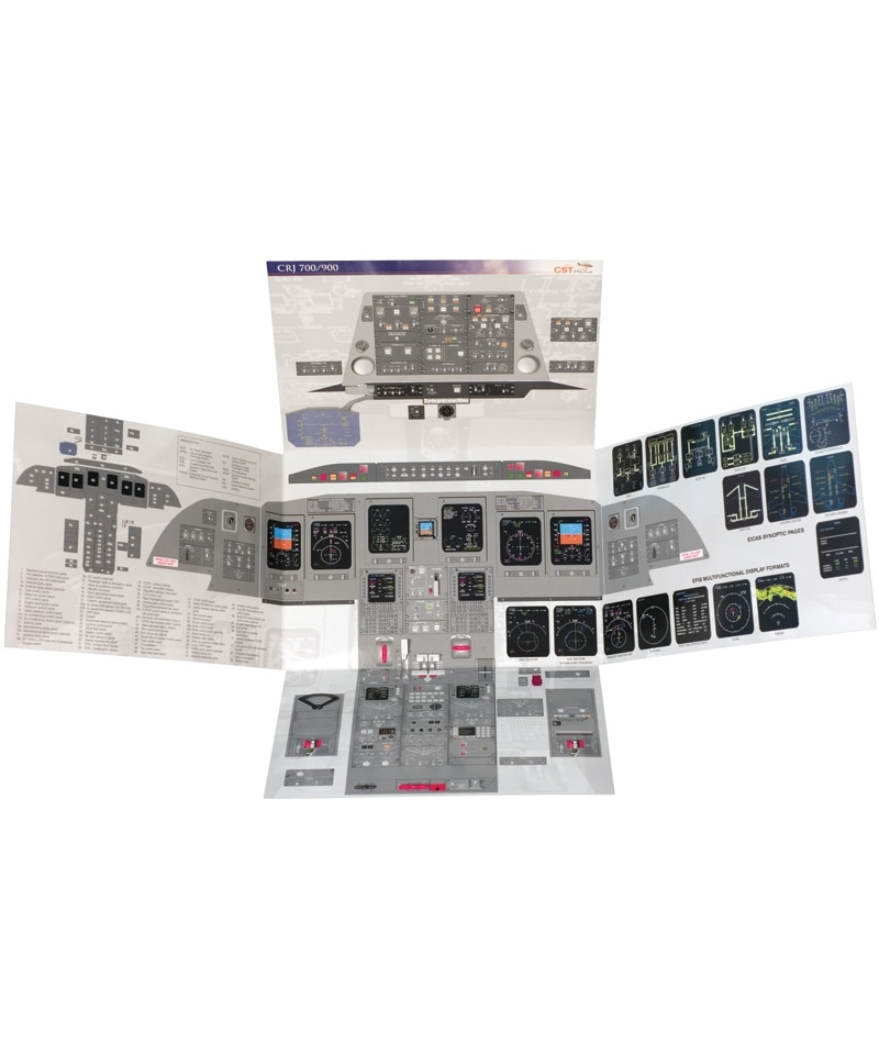 Faltmappe Bombardier CRJ700/900