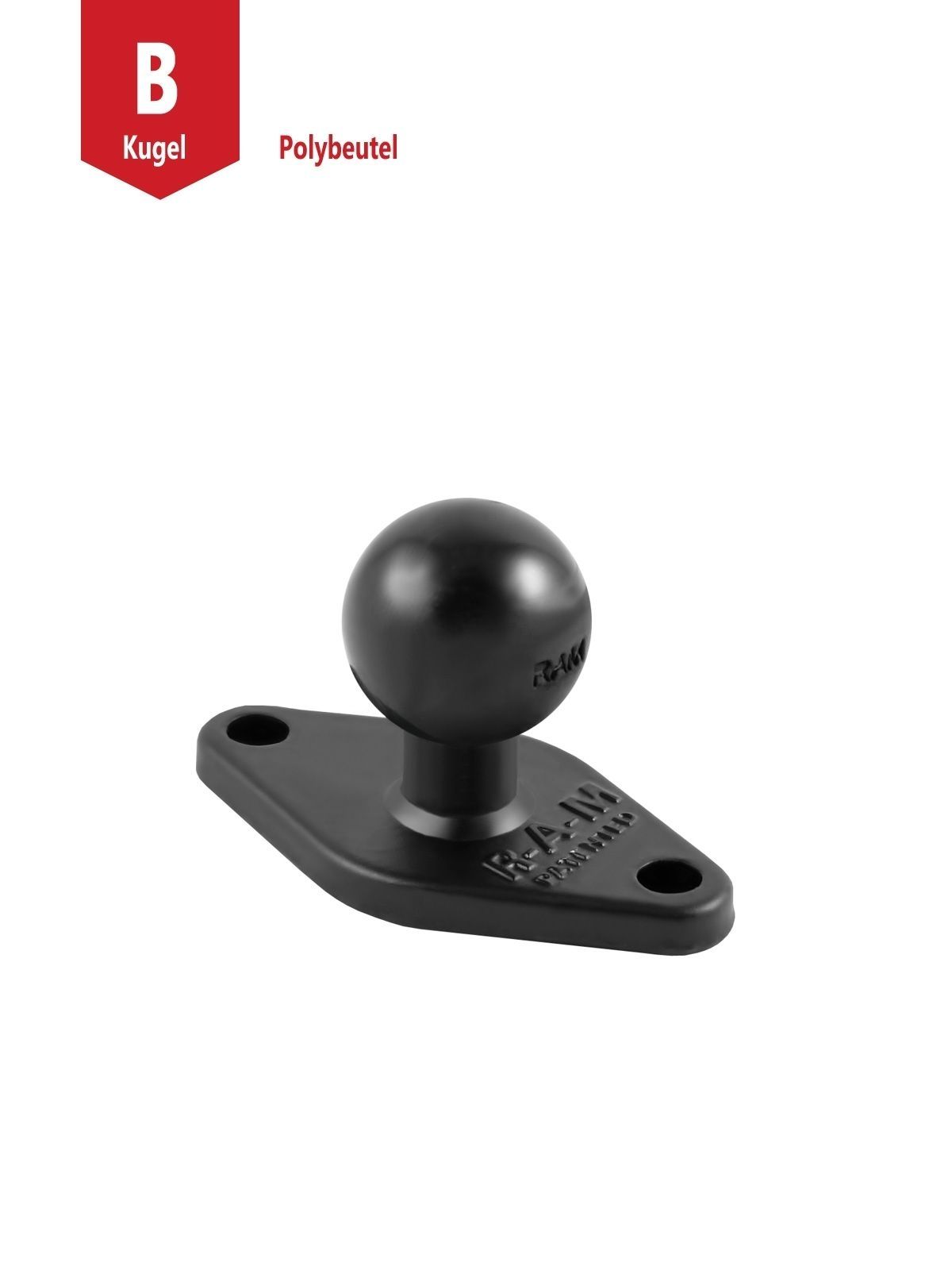 RAM MOUNTS Diamond Base with 1" B-Ball RAM MOUNTS Diamond Base with 1" B-Ball