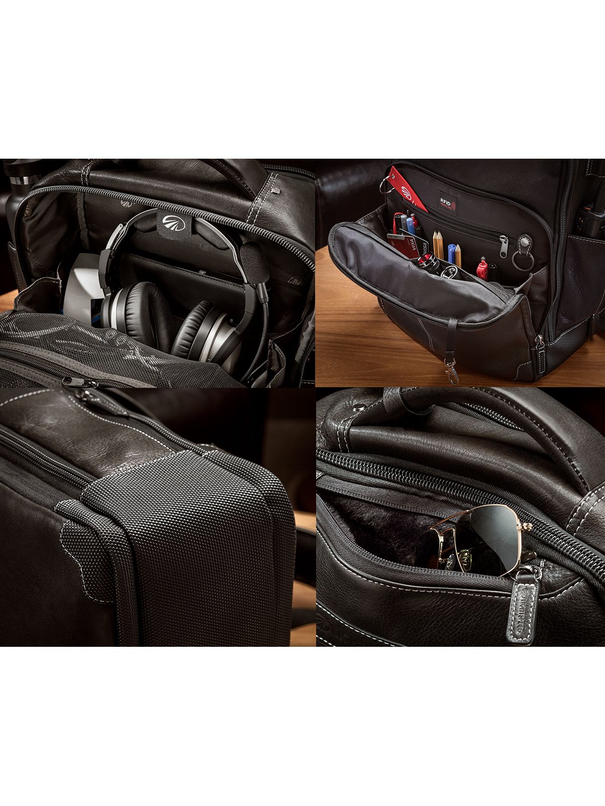 Lightspeed Flight Bag - The Duke, black/dark brown