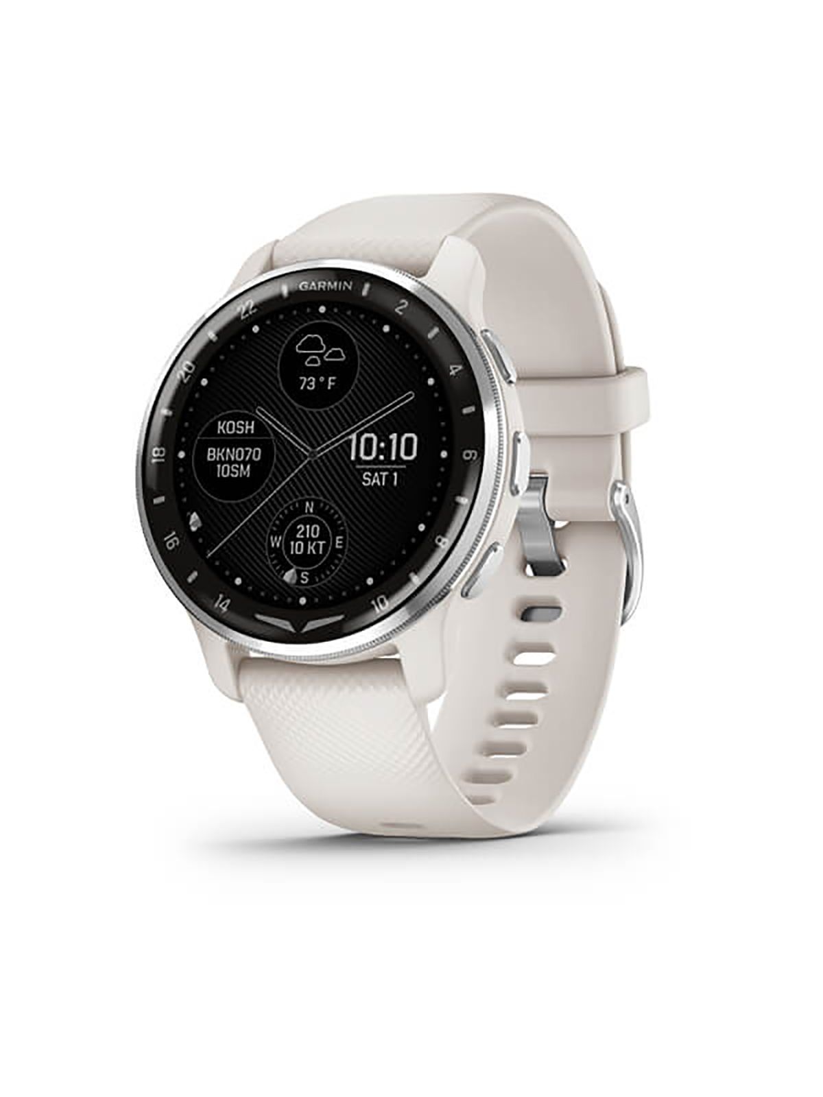 Garmin D2 Air X10 Aviator Smartwatch in Elfenbeinfarben