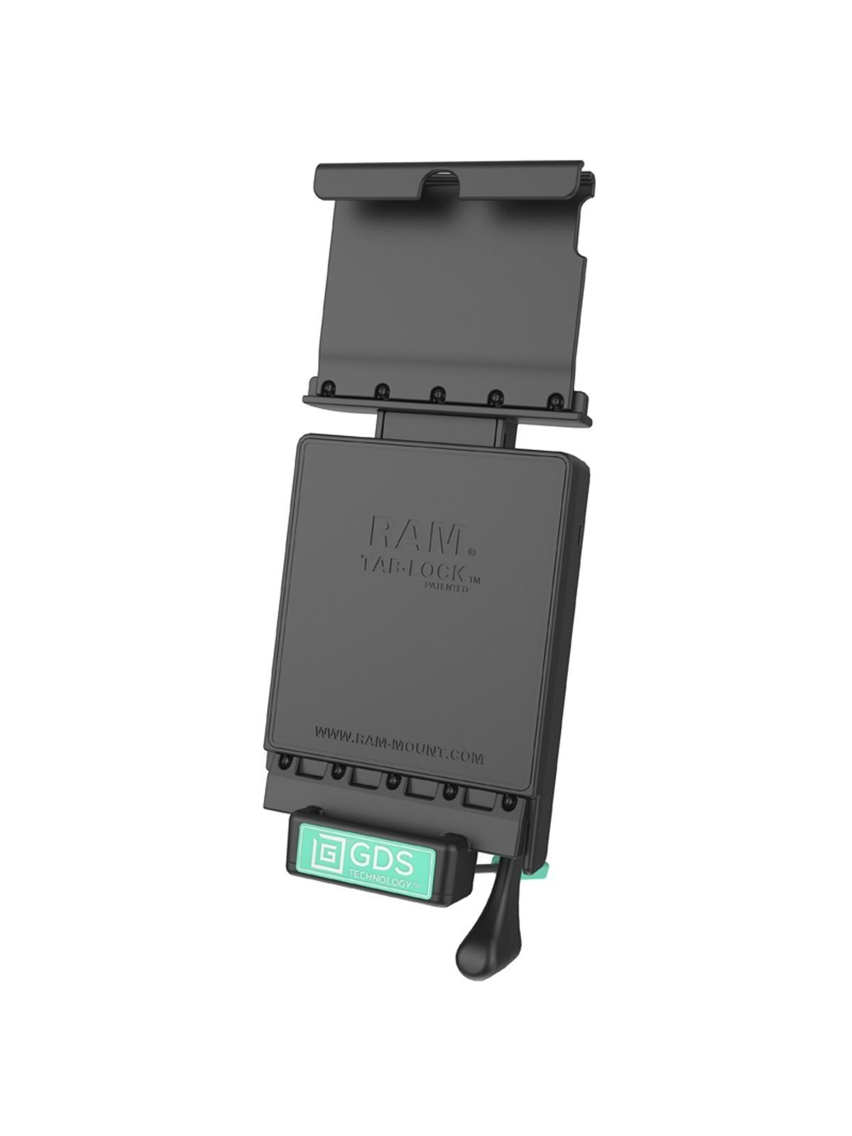 RAM Mounts GDS Dockingstation Samsung Tab S5e u. Tab A 10.1 (2019) in IntelliSkin-Lade-/Schutzhüllen - abschließbar, Stromanbindung , AMPS-Aufnahme
