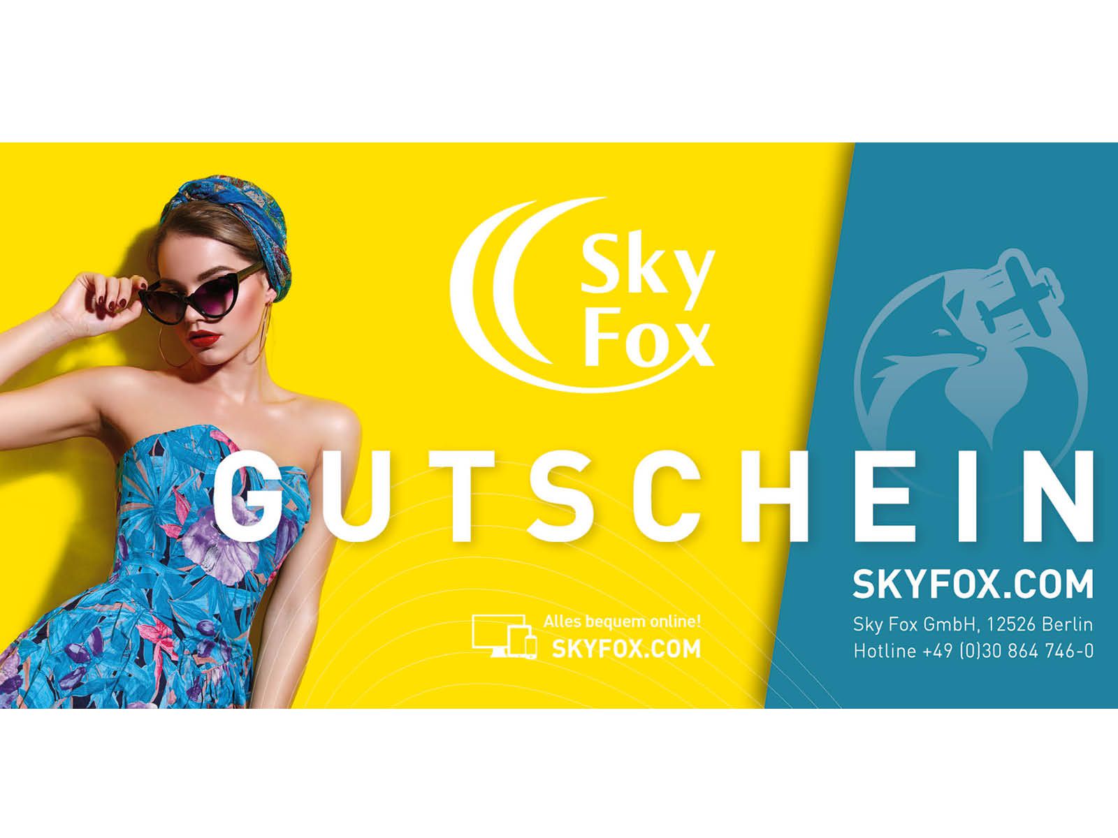 Gutschein Sky Fox EUR 500,00