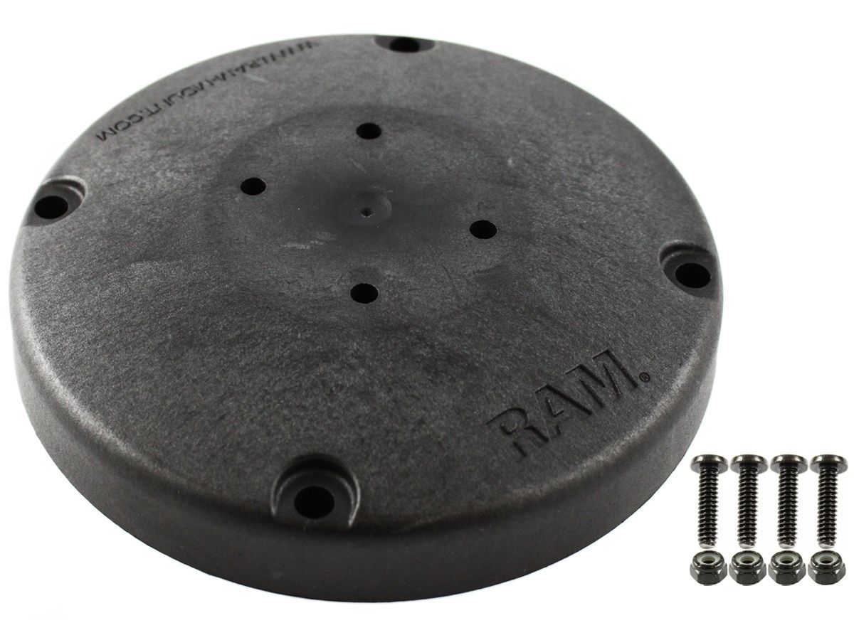 RAM 6" DIA. SUPPORT BASE FOR AMPS BASE