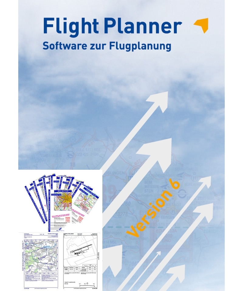 Flight Planner Vollversion inkl. ICAO Karten u. AIP Deutschland