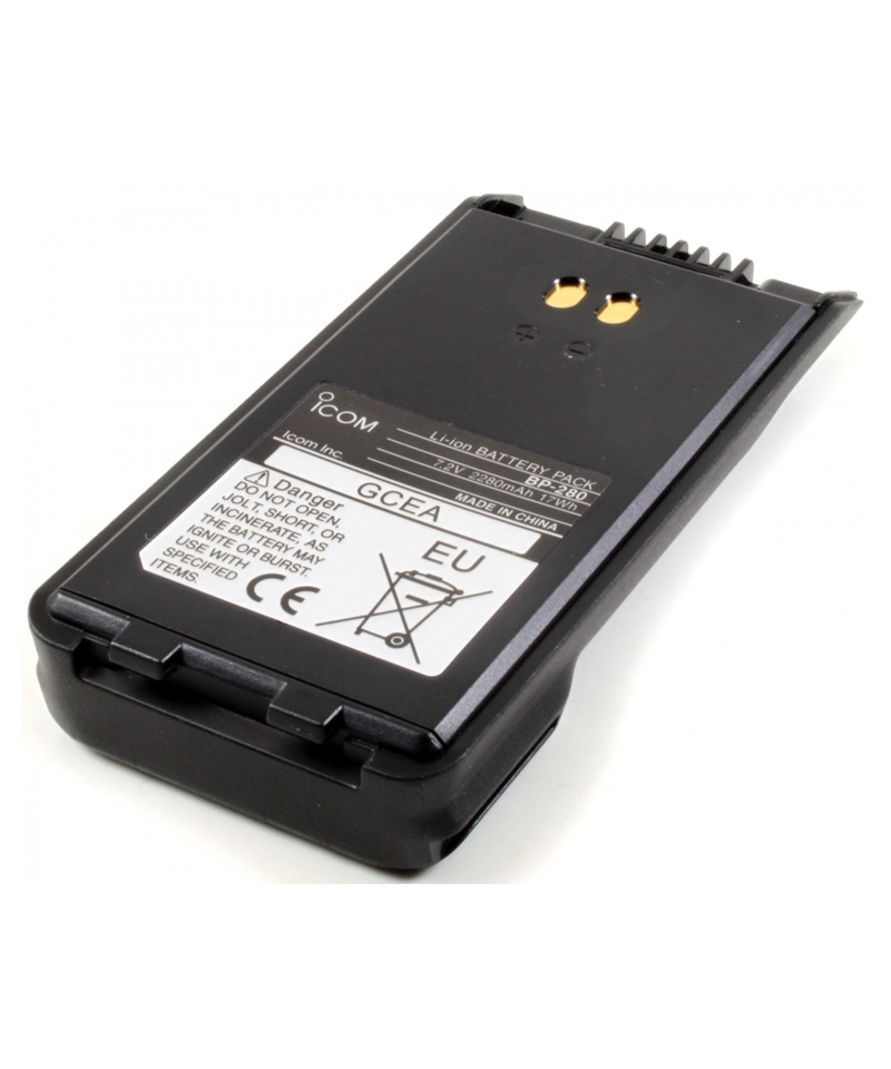 ICOM Li-Ion Battery (BP-280), 7.2 V, 2,400 mAh (ty ICOM Li-Ion Battery (BP-280), 7.2 V, 2,400 mAh (ty