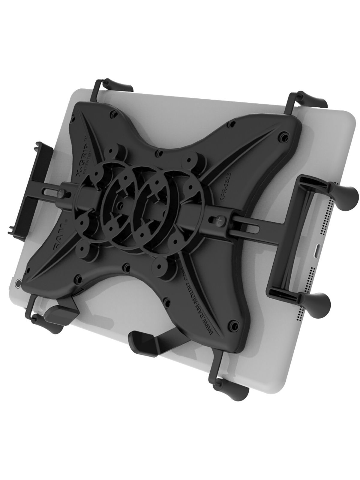 RAM® X-Grip® with RAM® Twist-Lock™ Dual Suction Mount for 9"-10" Tablets
