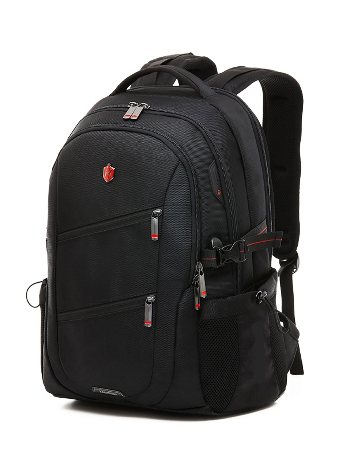 Smart Casual Rucksack - schwarz, 36 Liter Volumen, außenliegender USB-Anschluss
