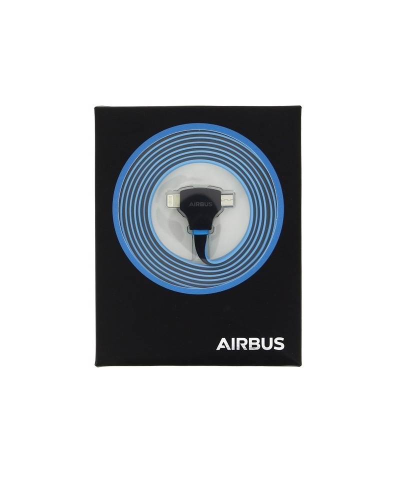 Airbus 2-in-1 Ladekabel - Lightning (8-Pin) / Micro-USB