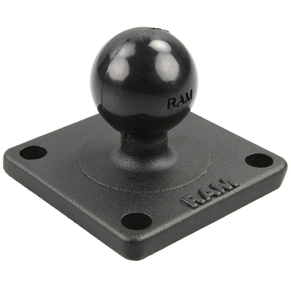 RAM MOUNTs Rectangle Base - 2" x 2" with 1" B-Ball