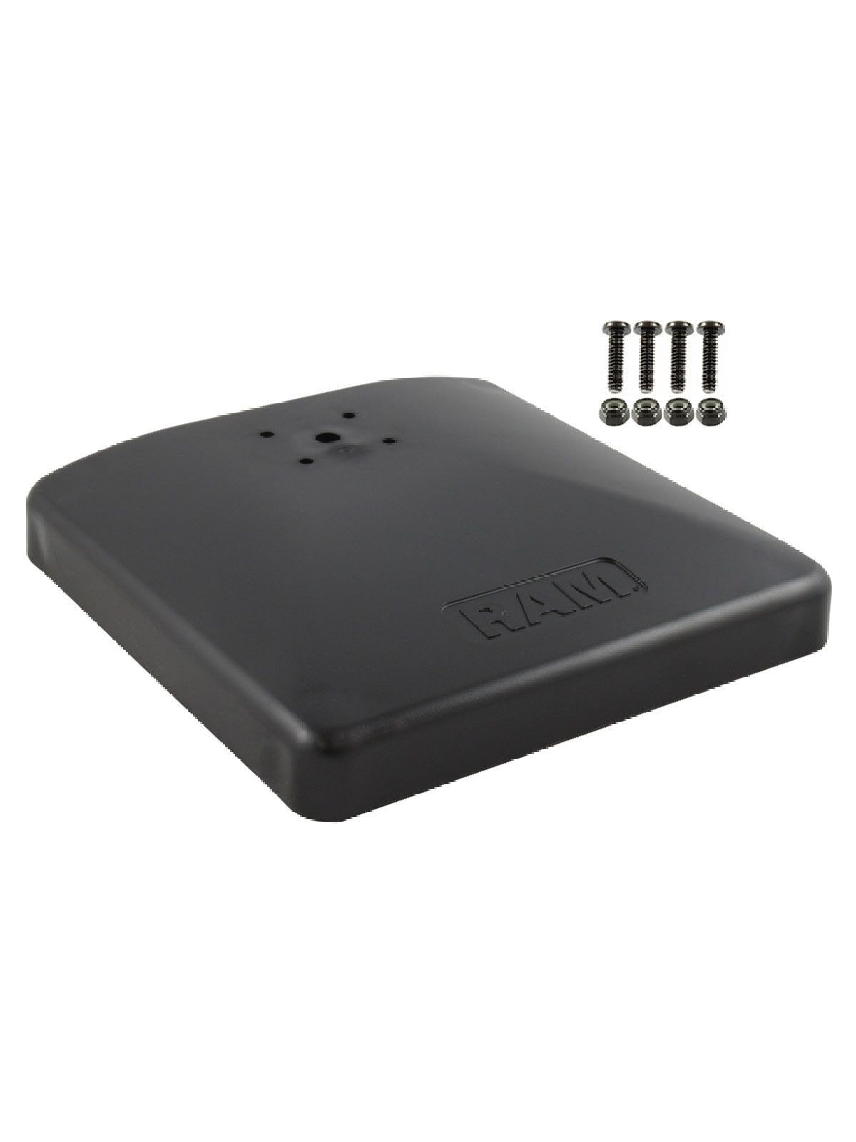 RAM® Weighted Composite Square Platform Base with AMPS Hole Pattern