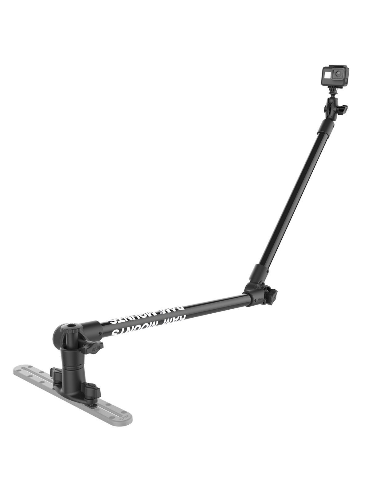 RAM® Tough-Pole™ 48" Camera Mount with Double Pipe & Dual Track Base