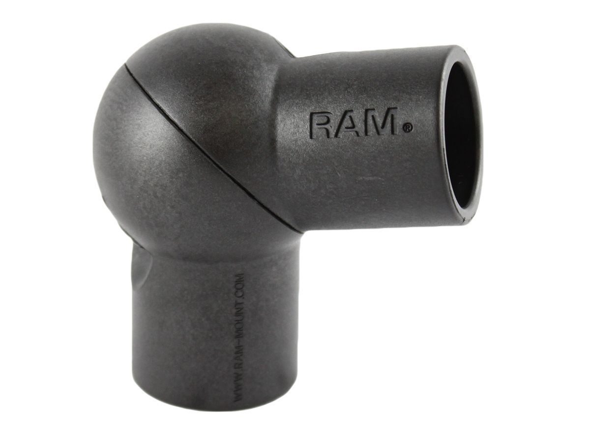 RAM 45 DEG. ADJ. BASE W/FEMALES FOR PIPE