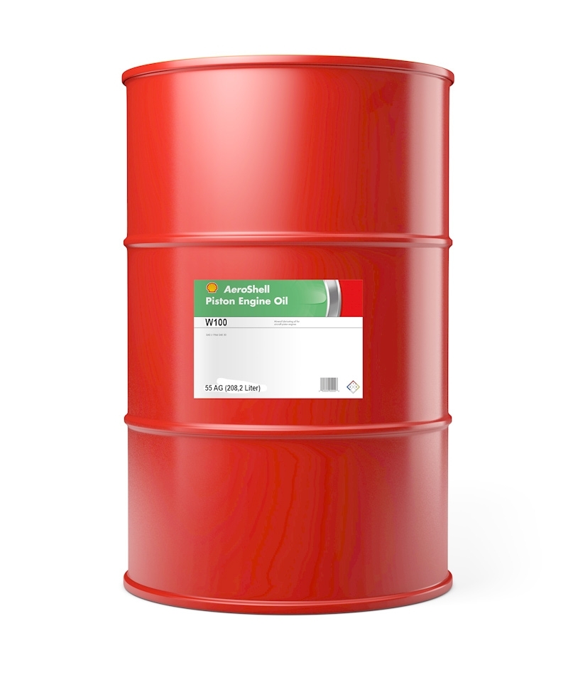 AeroShell Oil W100 - 55 AG Drum (208.2 liters)