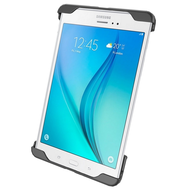 RAM Mounts Universal Tab-Tite Halteschale für Samsung Galaxy Tab E 9.6 (ohne Schutzgehäuse/-hüllen) - AMPS-Aufnahme, Schrauben-Set, im Polybeutel