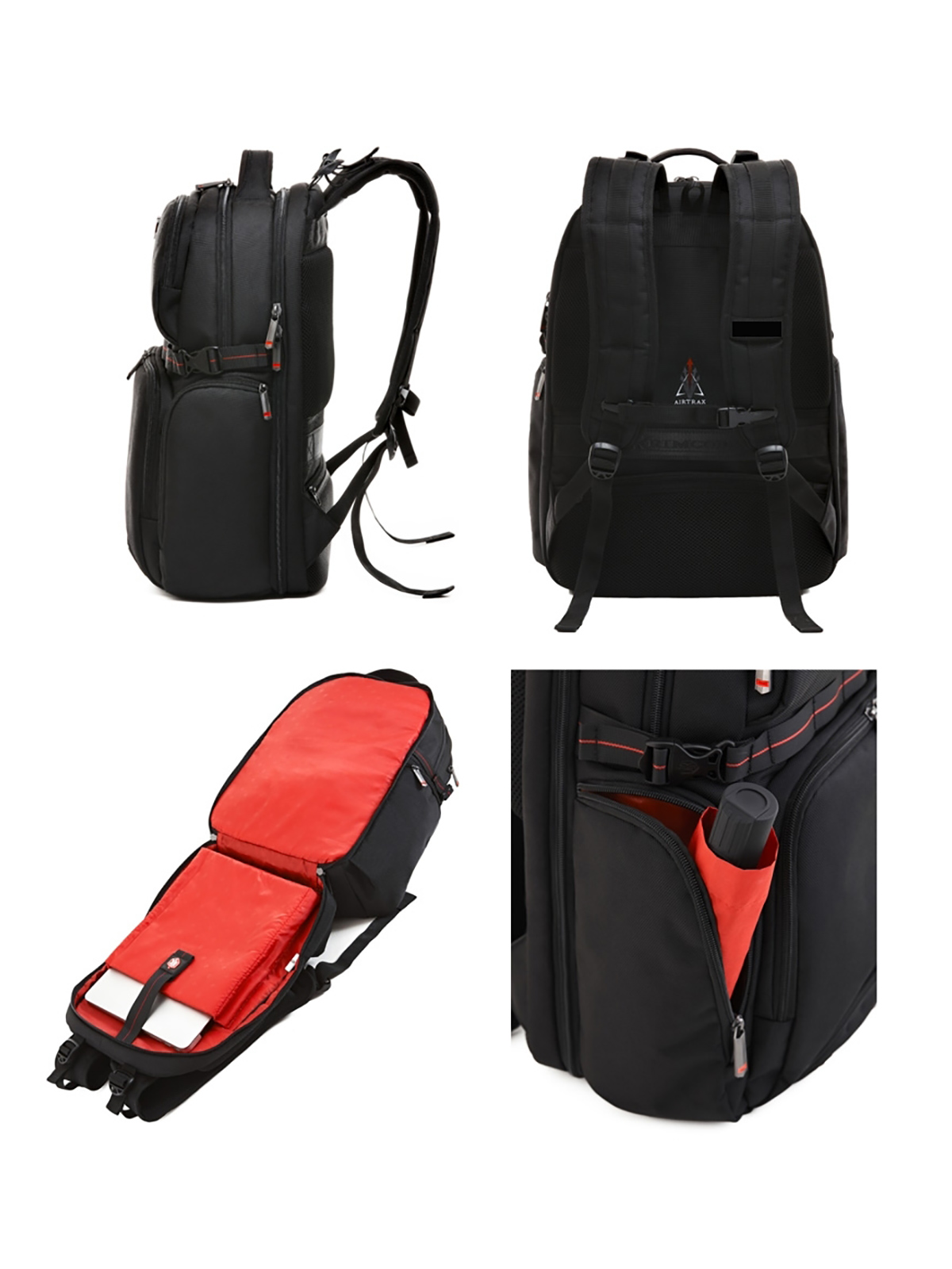 Street Casual II Rucksack - schwarz, 36 Liter Volumen, separates Schuhfach