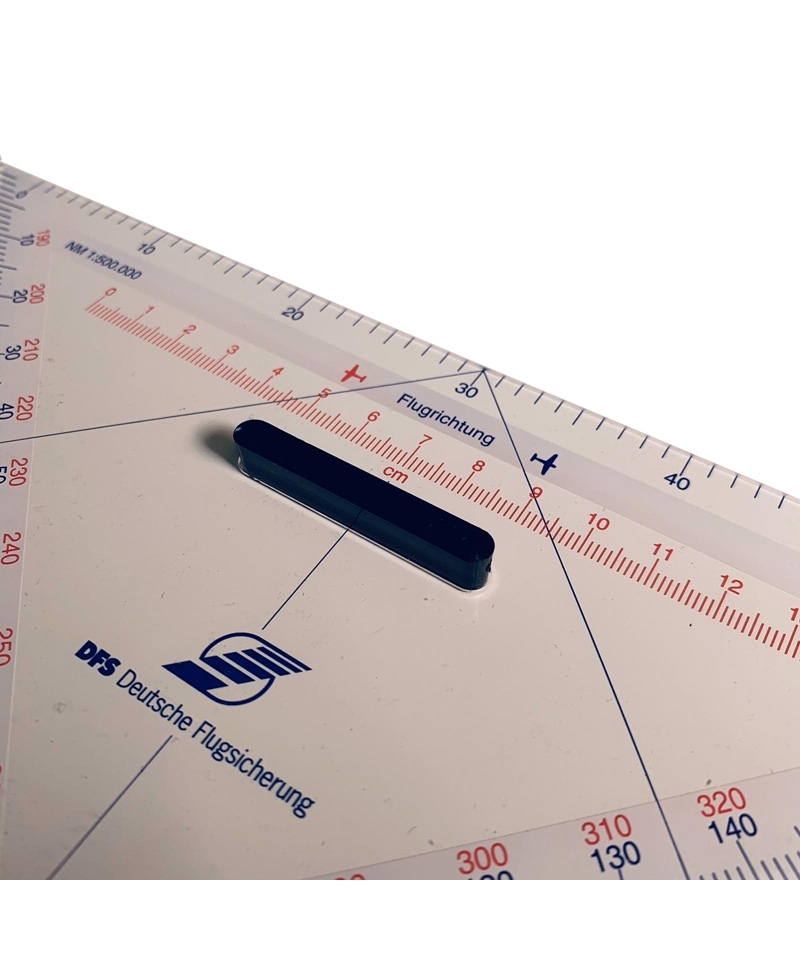 Triangular Track Line Protractor DFS