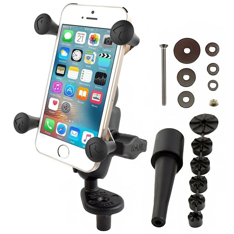 RAM MOUNTS Fork Stem Mount for Smartphones, short Arm - RAM-B-176-A-UN7U RAM MOUNTS Fork Stem Mount for Smartphones, short Arm - RAM-B-176-A-UN7U