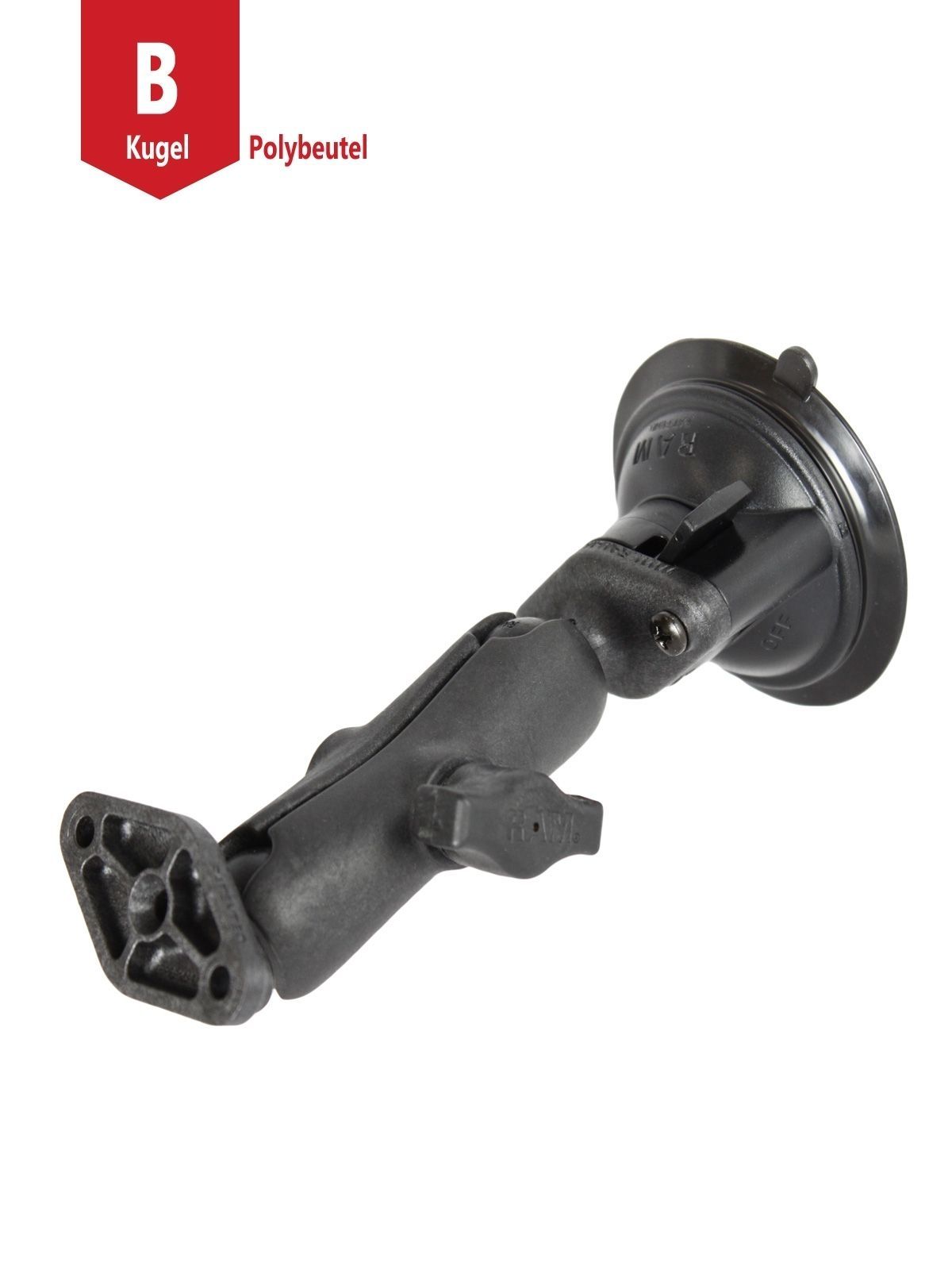 RAM MOUNTS High Strength Composite Suction Mount with Diamond Connection