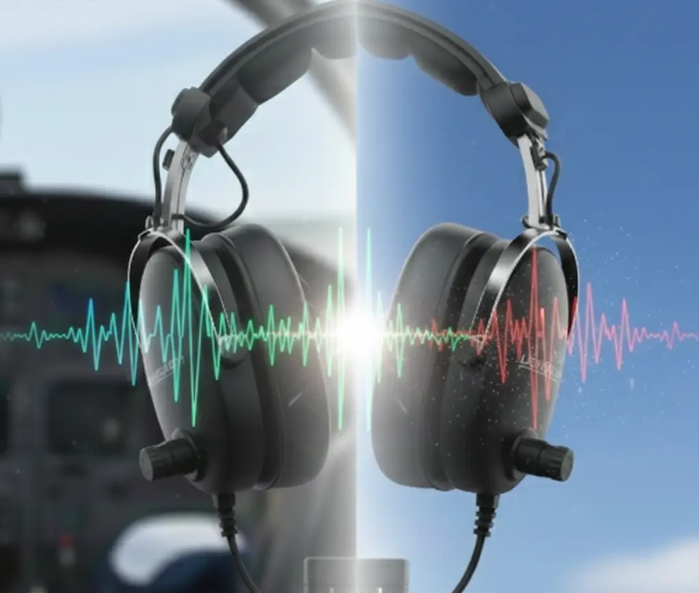 ANR-Darstellung bei Lightspeed Sierra Headset vs. Zulu 3