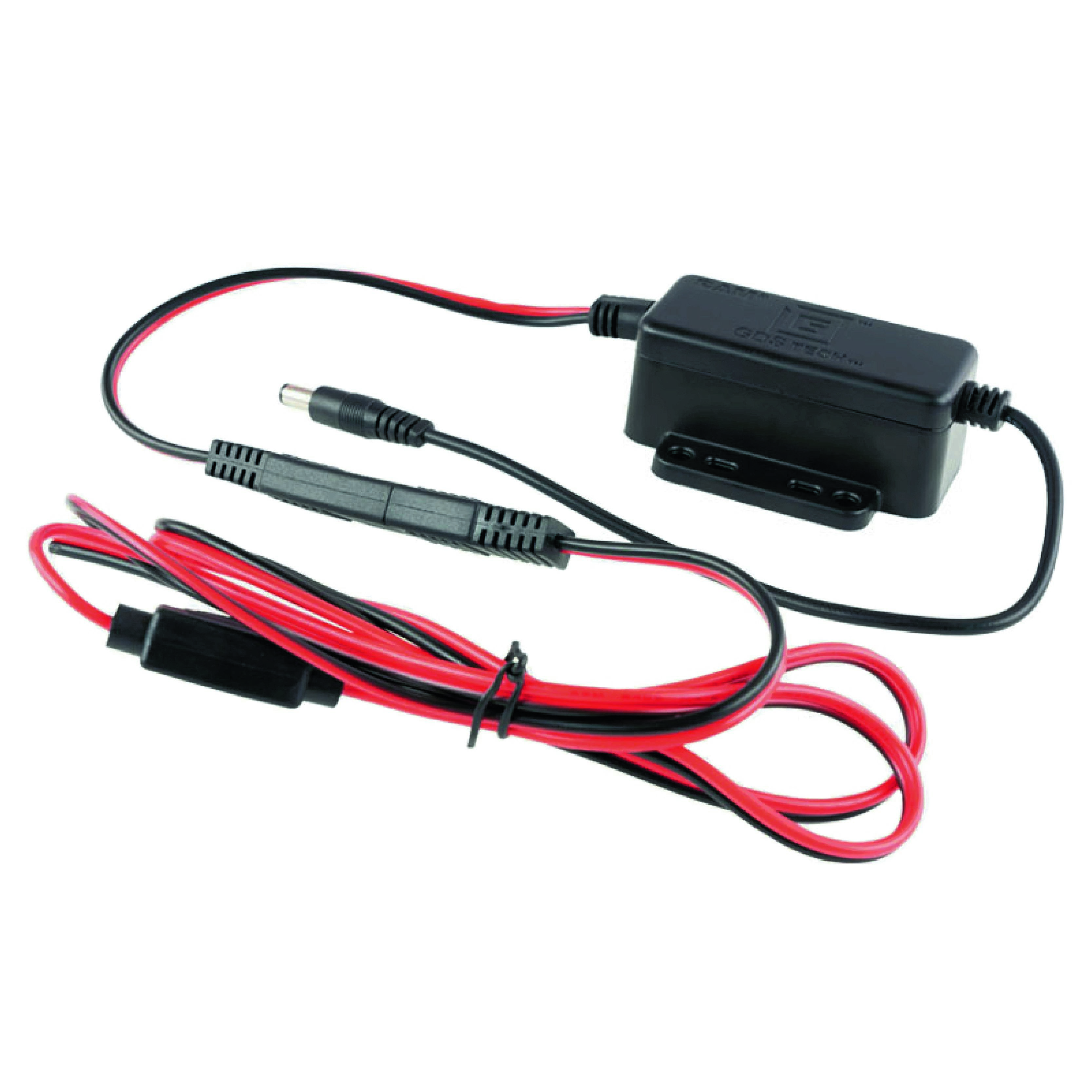 GDS® 10-30VDC Input (12VDC Output) Hardwire Charger with Male DC 5.5mm