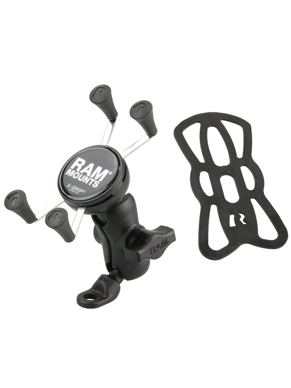 RAM MOUNT W/ 272 BASE RAM X-GRIP SHORT COMPOSITE ARM