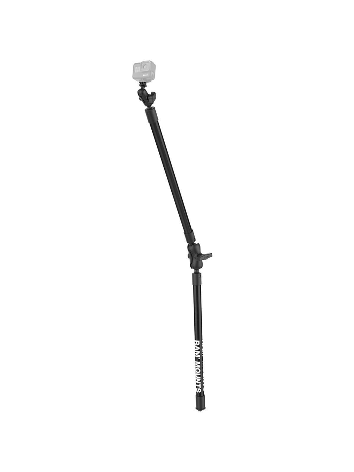 RAM DBL 18 LNG CAMERA ARM W/ GOPRO ADAPT