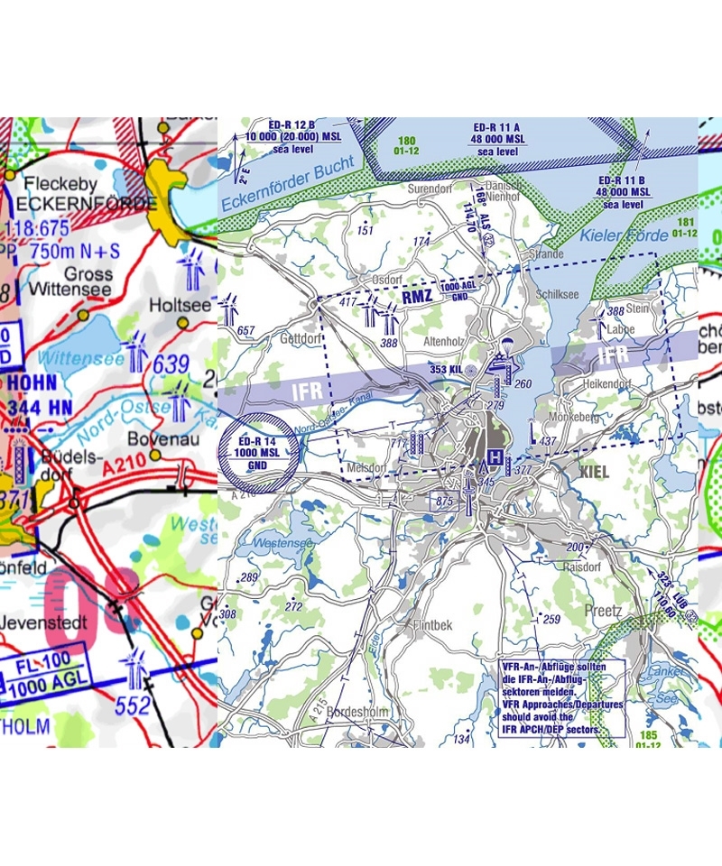 Flight Planner / Sky-Map - Trip-Kit Deutschland (ICAO-Karten u. AIP)