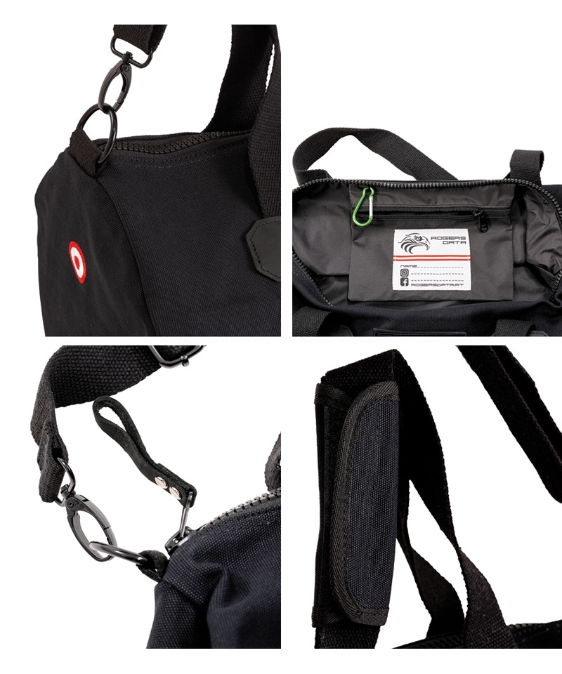 Rogers Data Sportbag Air Crew - Canvas, black