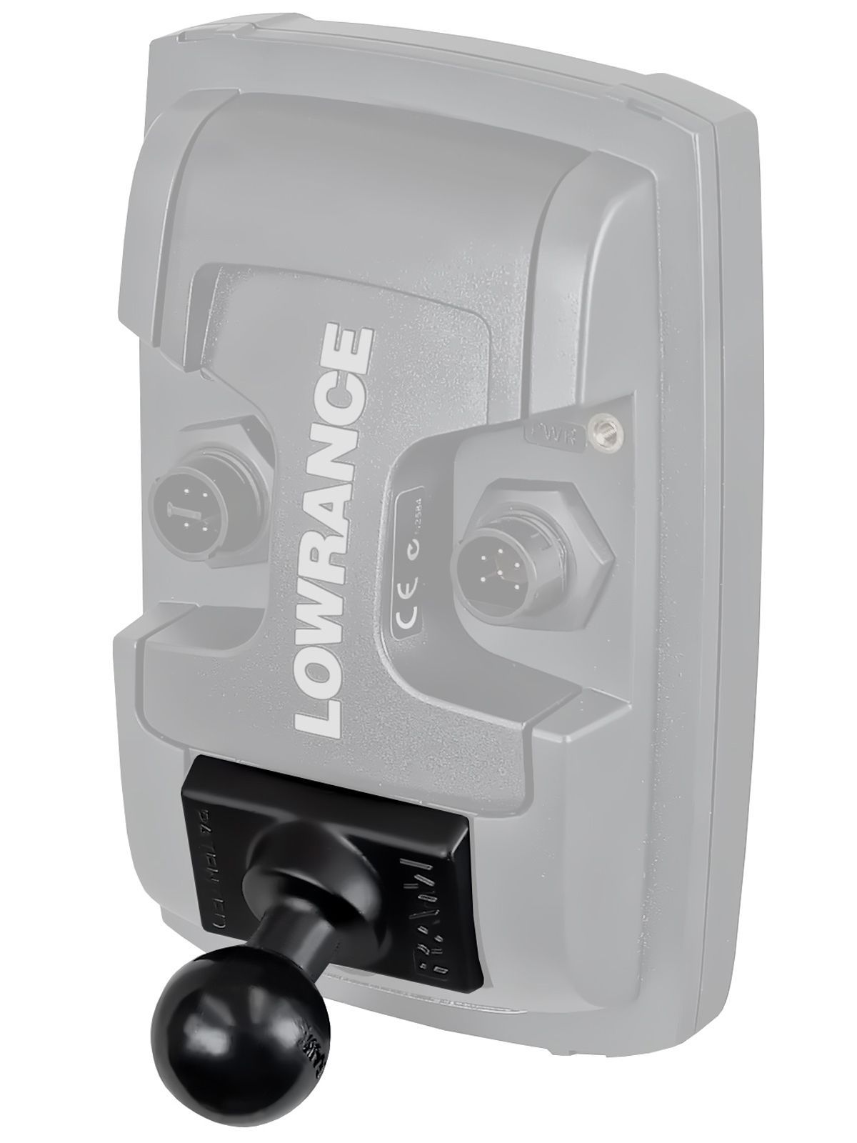RAM 1" BASE FOR LOWRANCE MARK AND ELITE