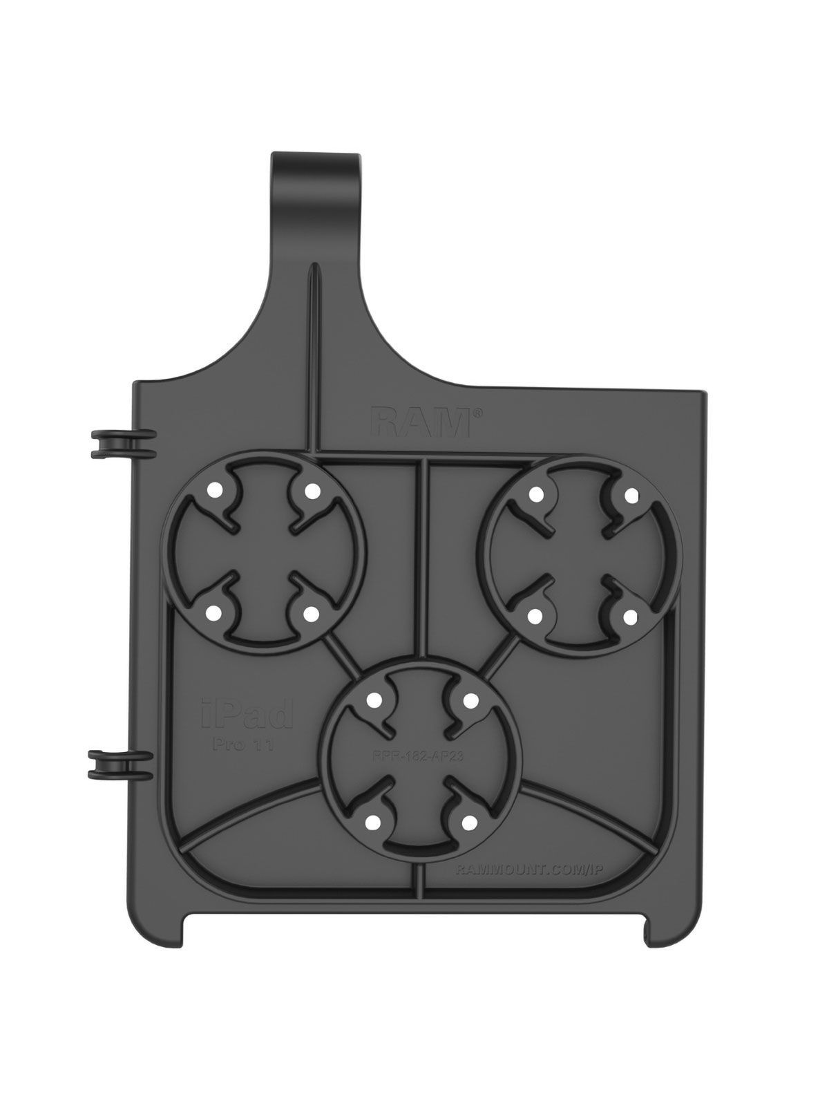 RAM Mounts EZ-Roll'r Form-Fit Holder for Apple iPad Pro 11" (1-4 Gen.), Air 4, 5 & Air 11" (M2) - Without Case