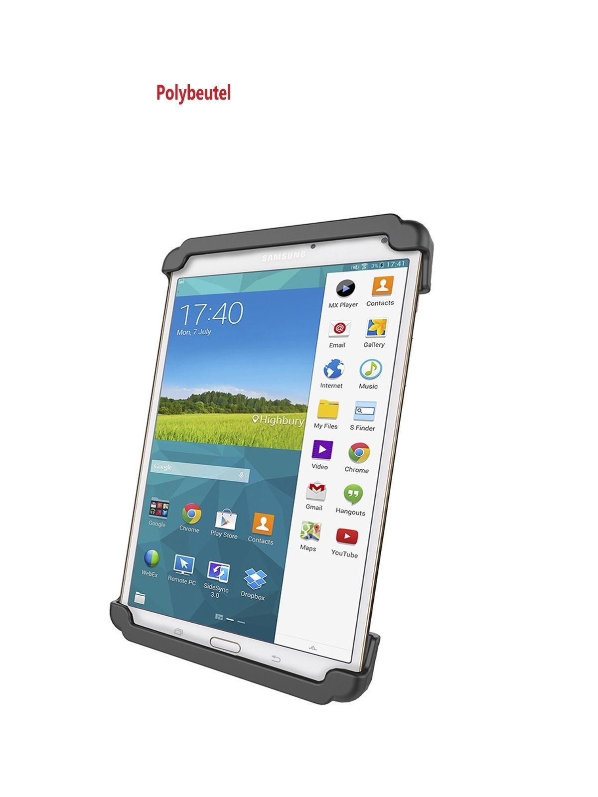 RAM Mounts Universal Tab-Tite Halteschale für 7-8 Zoll Tablets inkl. Samsung Tab 4 8.0/Tab E 8.0 (ohne Schutzgehäuse/-hüllen) - AMPS-Aufnahme, Schraub