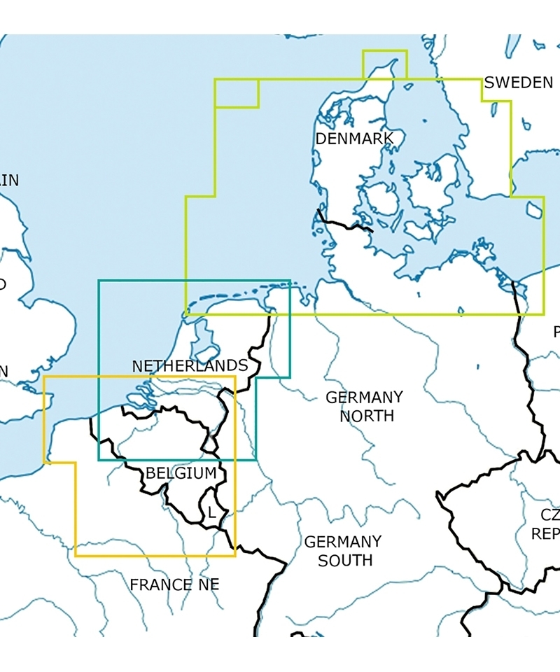 Dänemark - Rogers Data VFR Karte, 1:500.000, laminiert, gefaltet, 2024