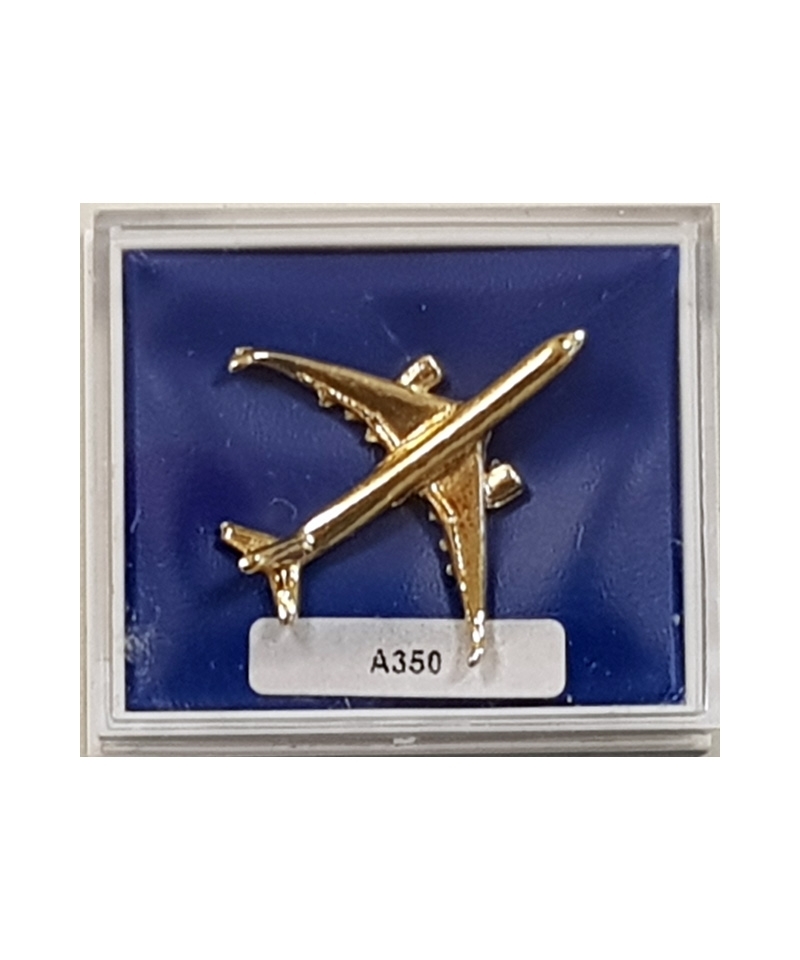 Pin Badge Airbus A350 - gold plated