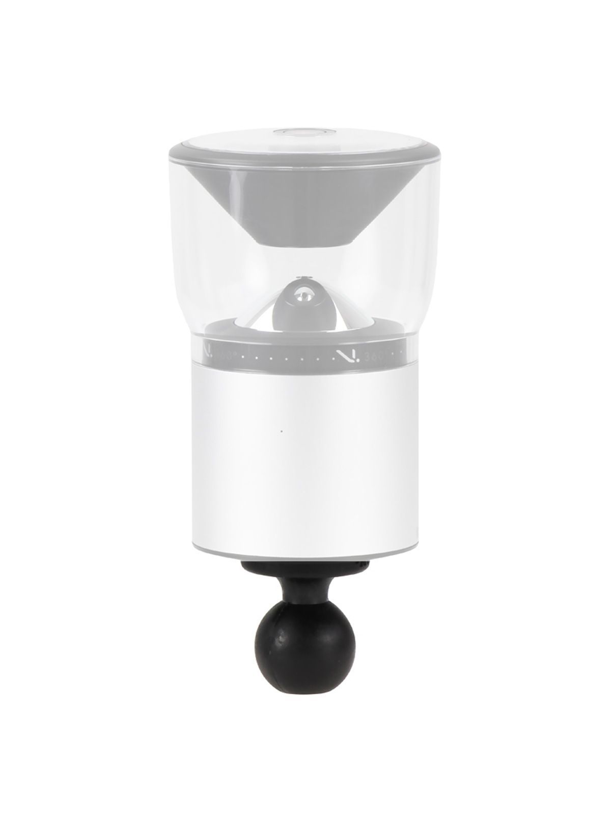 UNPK RAM 3.3" DIA. SUC CUP W 1/4"-20 BAL