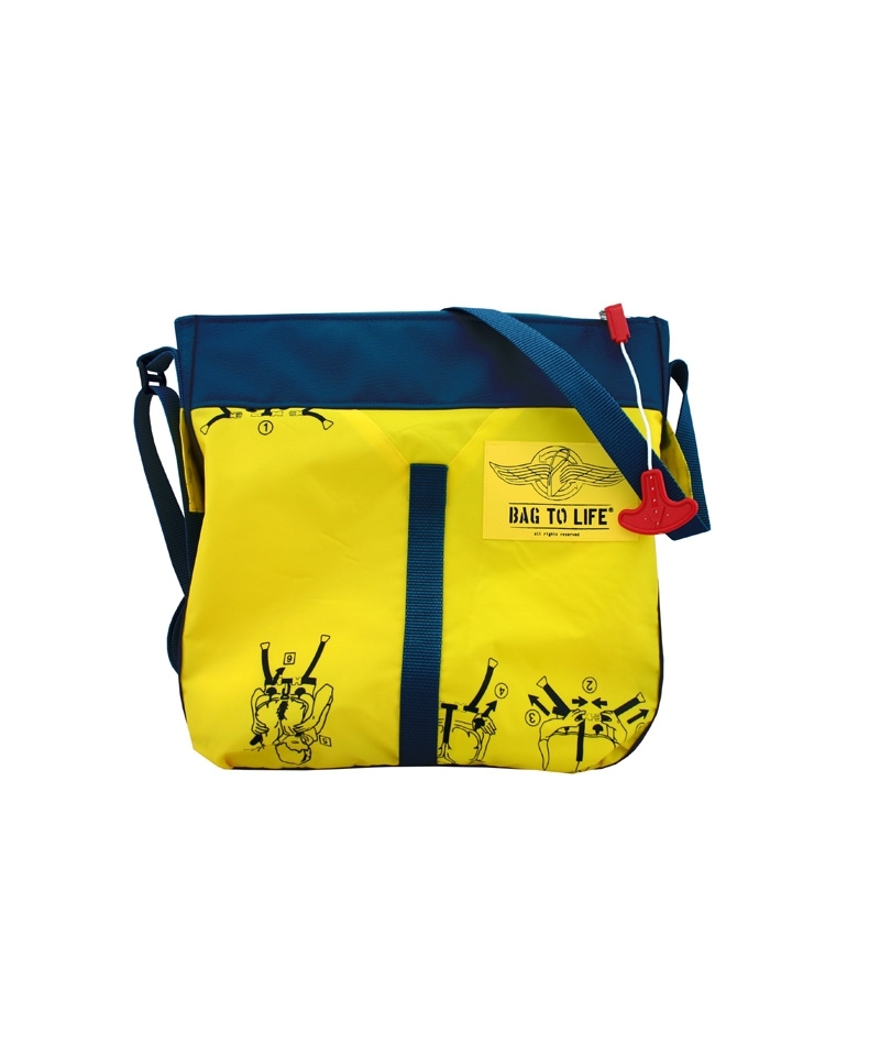 BAG TO LIFE Classic Flyer Bag - gelb/blau BAG TO LIFE Classic Flyer Bag - gelb/blau